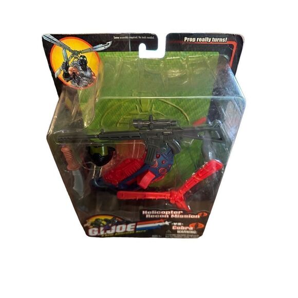 Hasbro 2002 G.I. Joe Vs Cobra Helicopter Recon Mission New In Box Y2K - Picture 3 of 8